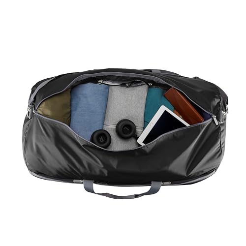 Travel Duffel Bag 25 Inch Foldable Nylon Sports & Luggage Bag Black