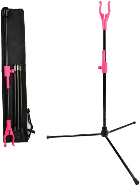 YLS Archery Bow Stand Recurve Bow Compound Bow Stand Rack Holder Legs 18.9" Height