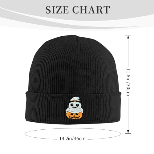 Rose Embroidered Beanie Cap Soft Knit Hat for Women Men Chemo Sleep