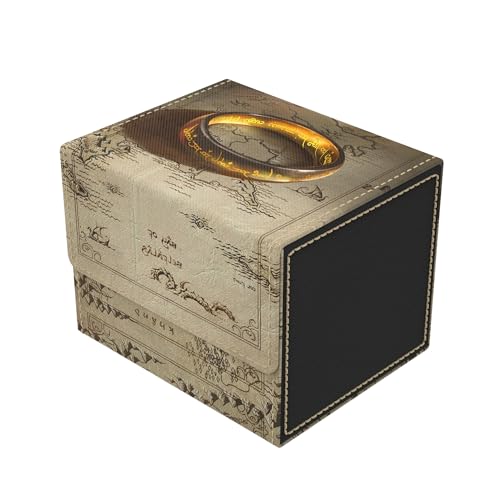 Hand-Drawn TCG Deck Box for Magic the Gathering & Lorecan Cards - The Ring Variation