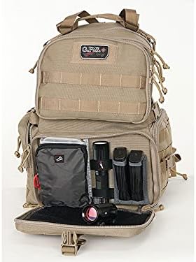 G.P.S. Tactical Range Backpack, Black, Large