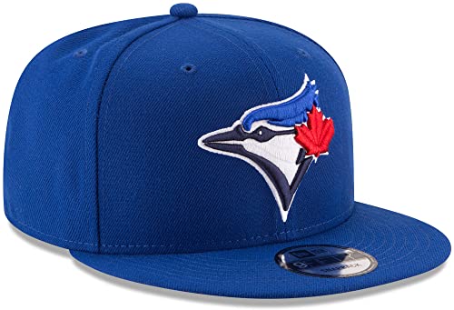 MLB Team Logo Adjustable Snapback Hat Cap - Toronto Blue Jays Blue