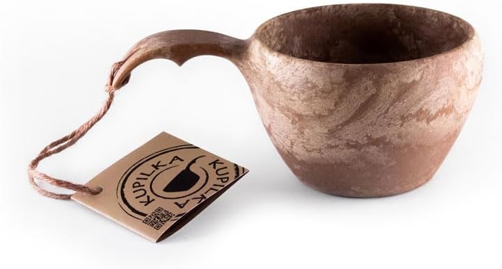 37 Natural Fibre Outdoor Cup – 370ml Lightweight Eco-Friendly Camping Mug – Durable Scandinavian Design – Dishwasher Safe – Made in Finland