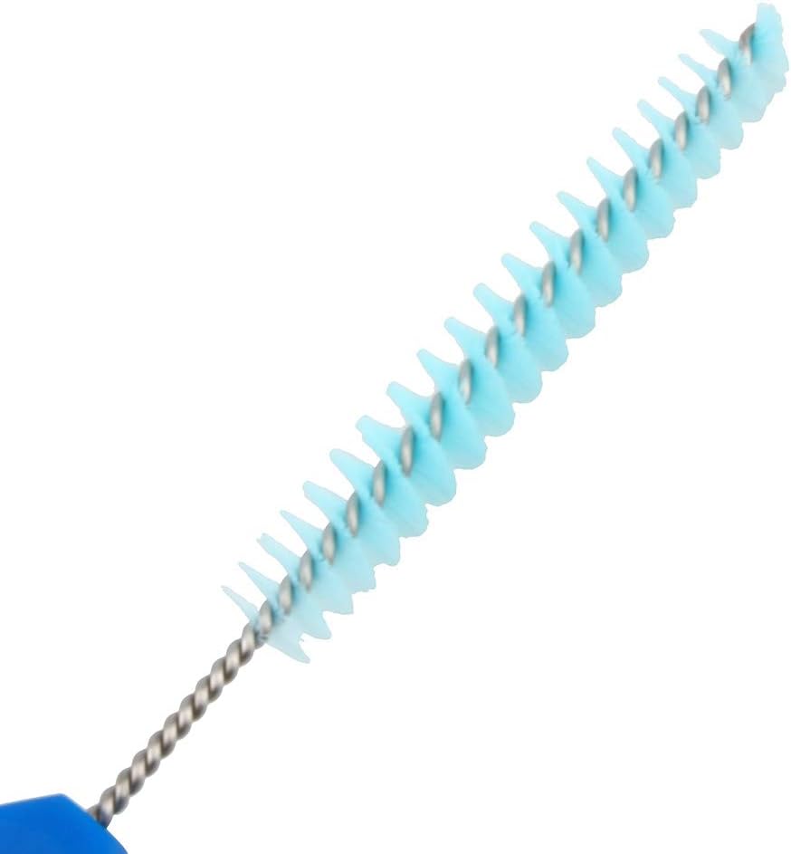 4-in-1 Hydration Water Bladder Cleaning Kit - Drying Rack/Big Brush/Small Brush/Long Flexible Brushes for Camping Cycling Hiking Backpack Bottle Cleaner