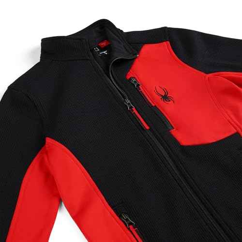 Spyder Boy's Bandit Zip Fleece Ski Base Layer Jacket