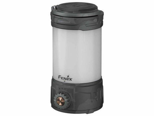 Fenix CL26R Pro Camping Lantern, Grey Camo, 650 lumens Bright, USB-C Rechargeable , Compact and Portable Perfect for Hurricane, Emergency, Hiking, Power Outage with LumenTac Organizer