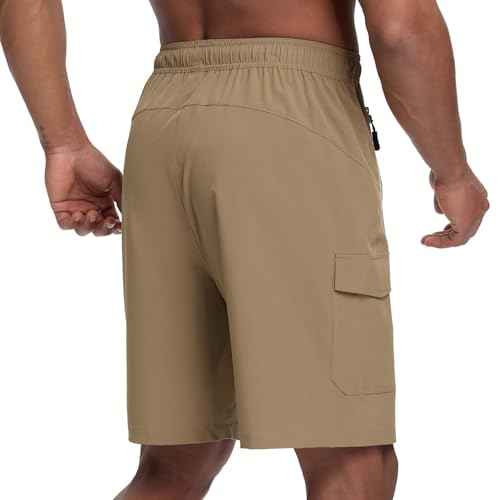HOTSUIT Men's Hiking Cargo Shorts Quick Dry Lightweight Outdoor 7.5" Shorts with 4 Large Pockets