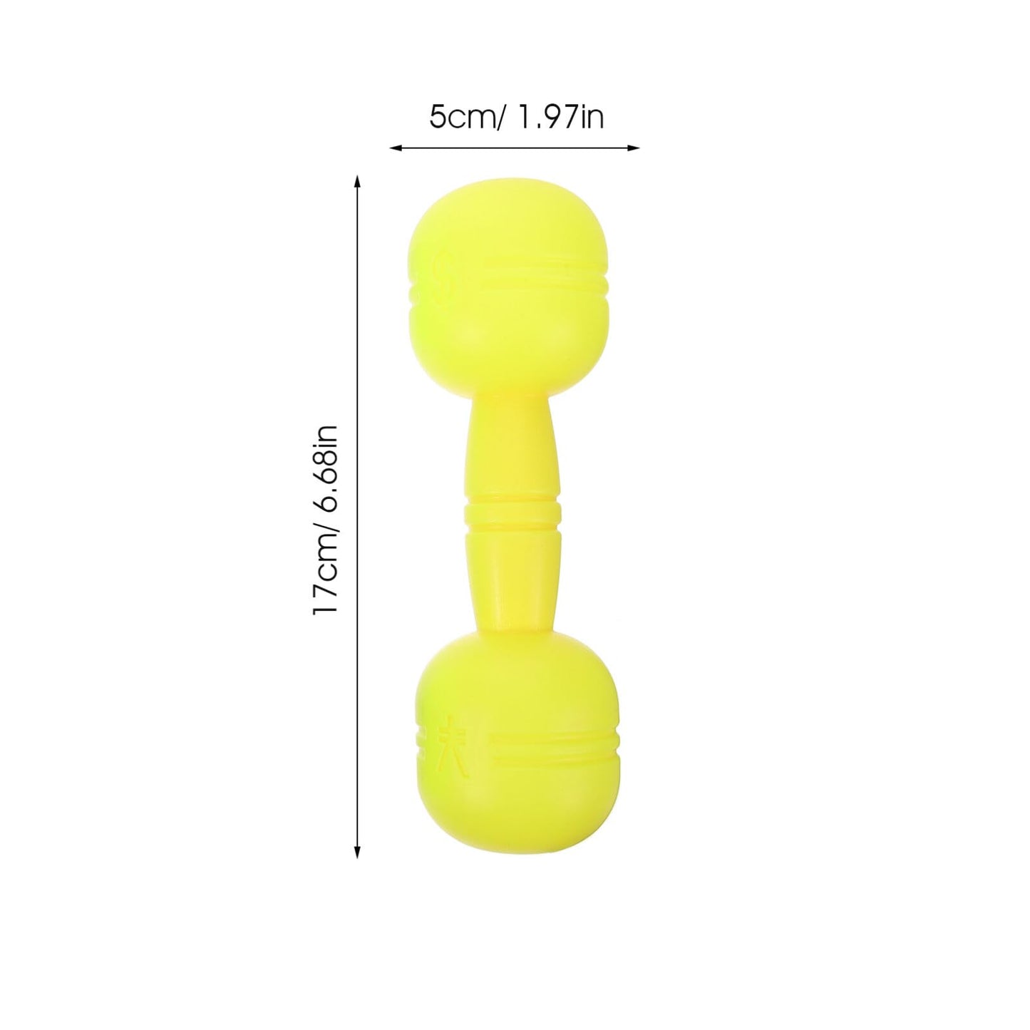 GANAZONO 3 Pairs Kids Plastic Hand Dumbbells Home Gym Exercise Barbell Children Exercise Fitness Sport Toy Toddler Weights Kids Fun & Fitness Workout Equipment