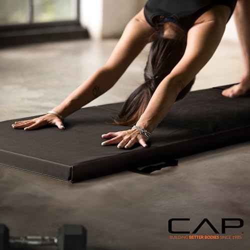 CAP Barbell All Purpose Folding Anti Tear Exercise Training Aerobic Fitness Gym & Gymnastics Balance Mat | Multiple colors