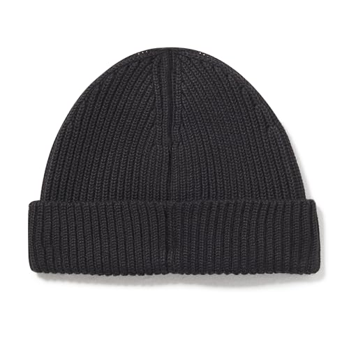 BOSS Mens Ribbed Fisherman Style Beanie