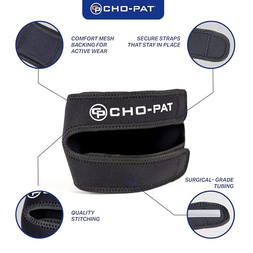 Cho-Pat Dual Action Lite Knee Support Strap Small/Medium for Tendonitis & Knee Pain