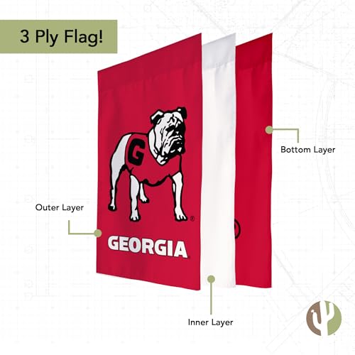 Outdoor Double-Sided Garden Flag 12x18 Inches with Grommets