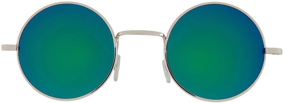 OWL Round Sunglasses Metal Frame Hippie Sunglasses UV400 Polycarbonate Circle Lens John Lennon Sunglasses for Men Women