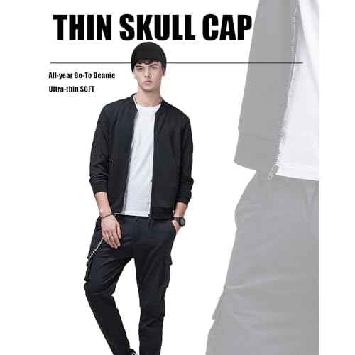 Cooling Skull Caps for Men Women-Thin Breathable Mesh Beanie for Men Running Skull Cap for Cycling Gym & Outdoor Sports