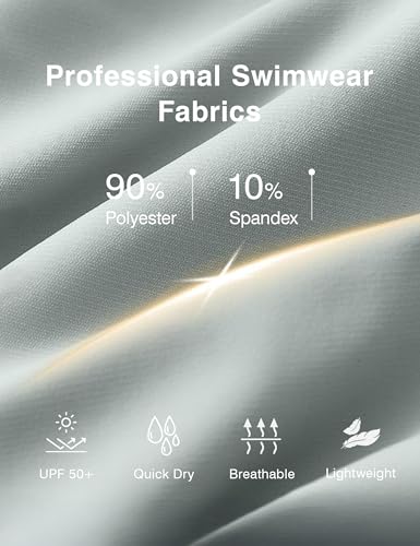 ISEEGZ Women's Swim Board Shorts 5.5-Inch Inseam Eternal Blue Medium
