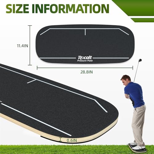 Golf Pressure Plate Balance Board Swing Trainer for Better Weight Shift