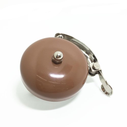BBxunsless Bicycle Retro Dial Bell Aluminum Silver Coffee Brown 5.5 cm