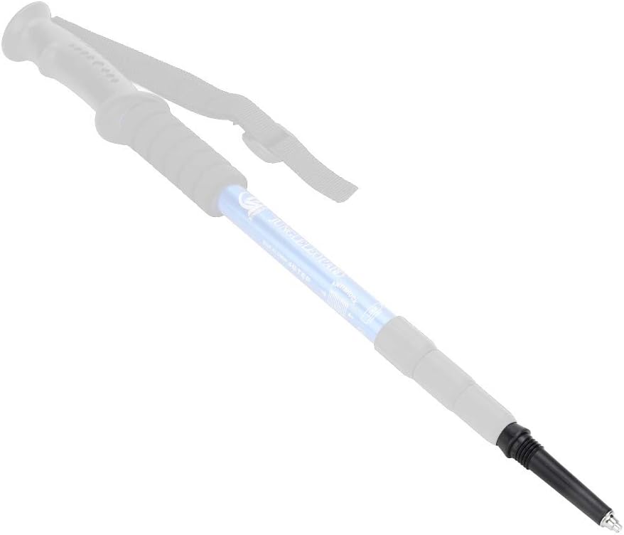 Alomejor 4-Pack Tungsten Carbide Trekking Pole Tips Replacement for Hiking Walking Sticks - Black Tips for Camping Outdoor Adventures