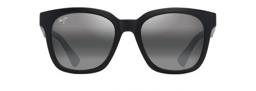 Maui Jim Honua AF Cat Eye Sunglasses, Matte Black/Neutral Grey Polarized, Extra Large