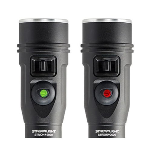 Streamlight 74431 Strion 2020 1200-Lumen Rechargeable LED Flashlight Includes 120V/100V AC/12V DC Charging System and Holder, Black