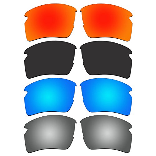 Replacement Polarized Lenses for Oakley Flak 2.0 XL Sunglasses 4 Pack