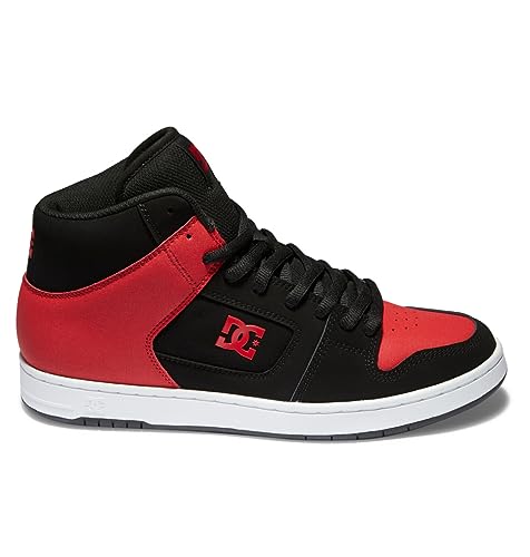 Men's DC Manteca 4 Hi-Top Skate Shoes - Black Red, Size 8.5