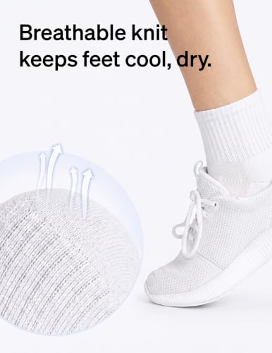 Women's Air Cushion Sport Crew Socks 3 Pack - Mini Crew Assorted