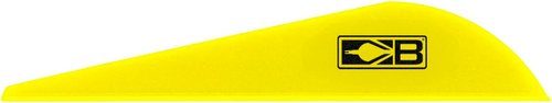 Bohning Heat Vanes, Low Profile Hunting Vane, 2.5" Neon Yellow, 100pk