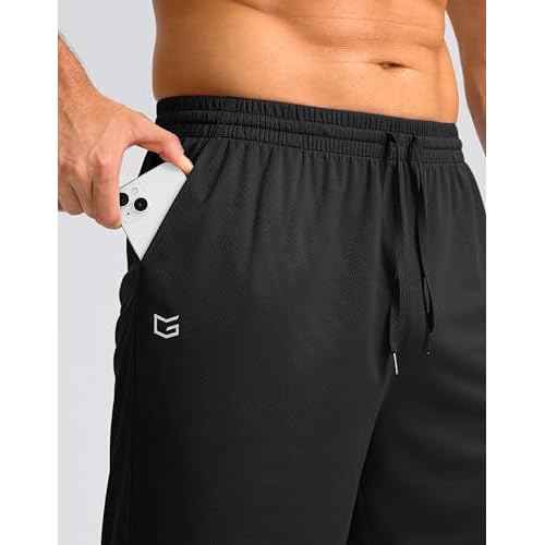G Gradual Men's Athletic Shorts with Pockets 11" Long Basketball Shorts Lightweight Quick Dry Gym Workout Shorts for Men