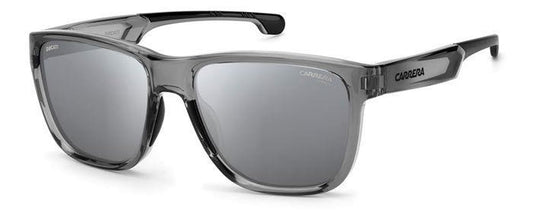 Carrera-Ducati CA003/S R6S 57MM Grey Black / T4 Silver Mirror Square Sunglasses for Men + BUNDLE With Designer iWear Complimentary Eyewear Kit