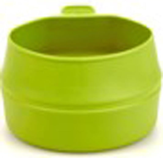 Fold-A-Cup Small Lime Green Colour – Foldable, BPA-Free TPR Camping Cup, Lightweight, Made in Sweden – Original & Compact Portable Drinkware