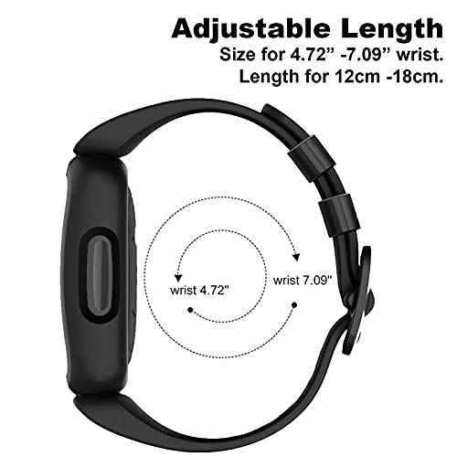 TopPerfekt Bands Compatible with Fitbit Ace 3, Soft Silicone Waterproof Bracelet Accessories Sports Watch Strap Replacement for Fitbit Ace 3 Boys Girls