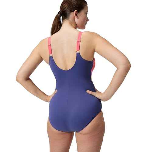Speedo Women's Swimsuit One Piece Sweetheart Moderate Cut