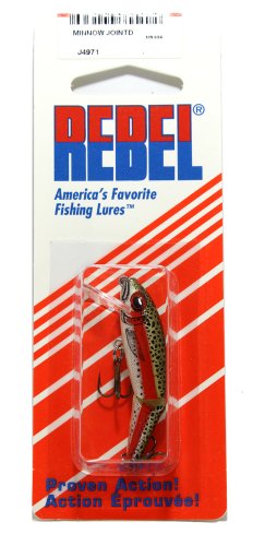 Jointed Minnow Crankbait Fishing Lure - 1 7/8 in Rainbow Trout