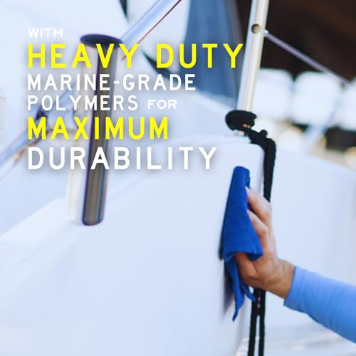 Marine & RV Heavy Duty Carnauba Wax Sealant - Long-Lasting Fiberglass Protection