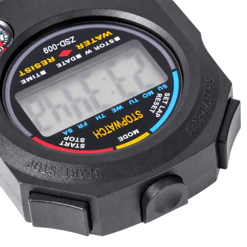 2 Pack Digital Sports Stopwatch Timer for Running Swimming & Coaching