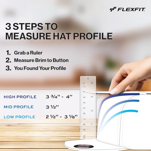 Flexfit Men’s 110 Visor - White Adjustable Sports Hat for Men
