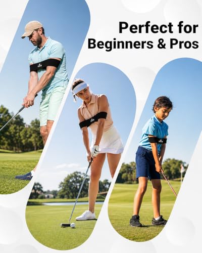 Golf Arm Band Training Aid for Swing Connection and Consistency