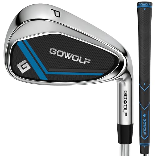 Golf Iron Wedge - Premium 95g Steel Shaft for Men Right-Handed, Deep Grooves, Forgiveness & Distance - Pitching Wedge