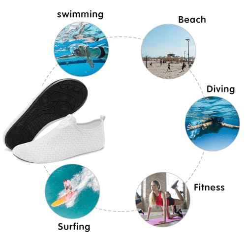 Spesoul Water Shoes for Women Men Quick Dry Aqua Socks Water Sneakers Outdoor Beach Swim Shoes