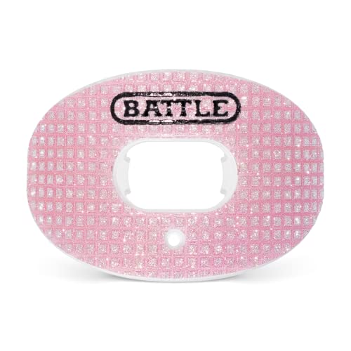 Football Mouthguard with Airflow Channels for Maximum Protection & Breathability - Rose - Braces Friendly