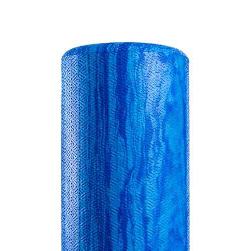 OPTP PRO-Roller Soft Density Foam Roller ? Low Density Soft Foam Roller for Physical Therapy, Pilates, Yoga Foam Roll Exercises, and Muscle Recovery - Blue 18" x 6"