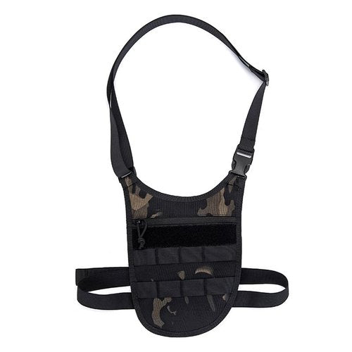 Tactical Underarm Crossbody Sling Bag, Shoulder Chest Pack Molle Waist Hidden Gun Bag for Outdoor Travel Wallet Phone Key MCBK
