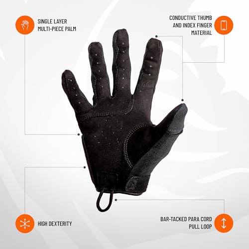 PIG FDT Alpha Full Dexterity Gloves - Black Large
