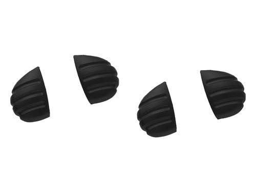ToughAsNails 2 Pairs Replacement Nose Pads for Maui Jim Makaha MJ405/Sandy Beach MJ408/Ho'okipa MJ407 Sunglasses Black&Black