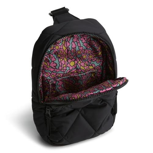 Vera Bradley Women's Featherweight Lorman Sling Backpack Bag, Moonless Night, One Size