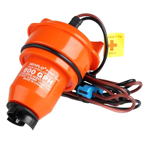 Replacement Motor Cartridge for SEAFLO 12V 800 GPH Bilge & Livewell Pumps - Quick-Click