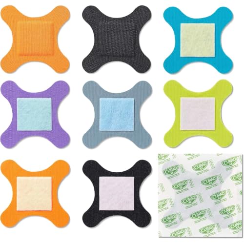 Curad Performance Series Antibacterial Elbow & Knee Bandages 10 Pack - 3x3 Inches