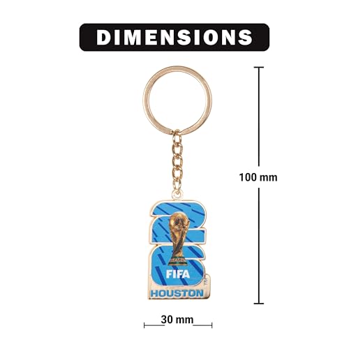 Houston FIFA World Cup 2026 Keychain - Officially Licensed Soccer Fan Gift