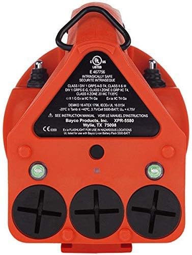 Nightstick XPR-5580G Viribus 80 Intrinsically Safe 300 Lumens Dual-Light Lantern, Flashlight, Floodlight, Strobe Light | Rechargeable Firefighter Industrial Flashlight [Green/Black]